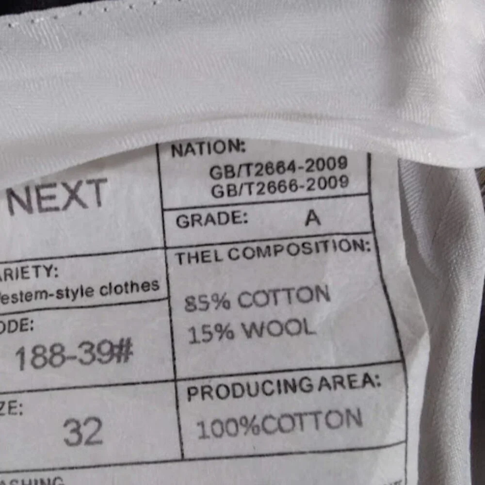 Next London Men's Suit Jacket and Pants Jacket 48